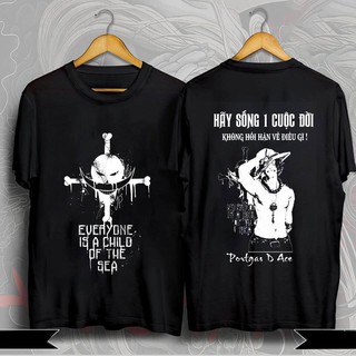 Áo One Piece Râu Trắng Ace cực ngầu giá rẻ nhất
