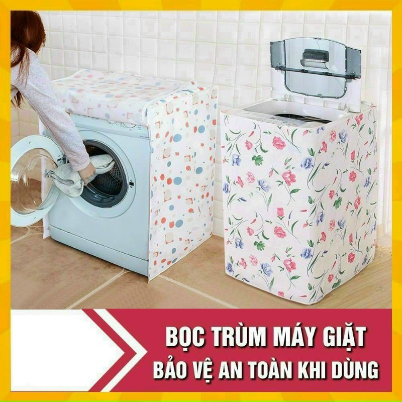 KHĂN BAO BỌC MÁY GIẶT LOẠI DÀY 12KG Trở Xuống