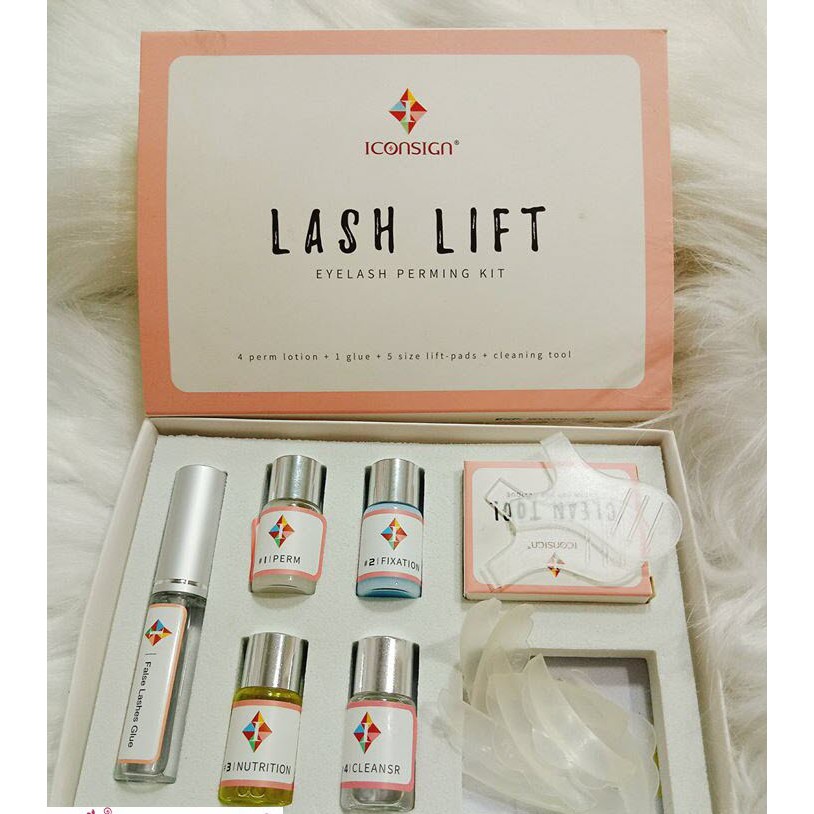 Sét Bộ Uốn Mi LASH LIFT 3D 6D Collagen Hàn Quốc Iconsign