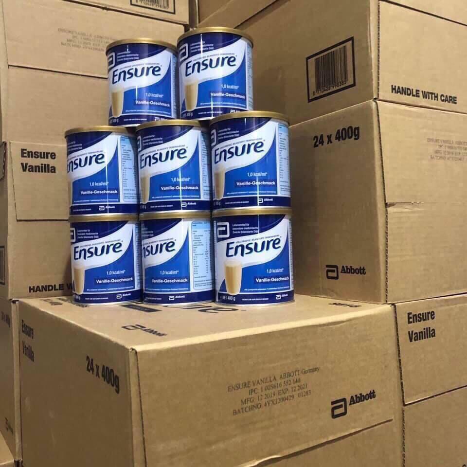 Sữa Ensure Đức hộp 400gr, bồi bổ và tăng cường sức khỏe