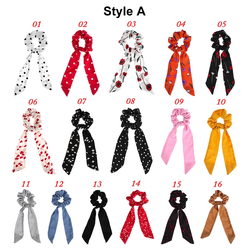 Dây buộc tóc thiết kế tua màu sắc độc đáo thời trang nữ