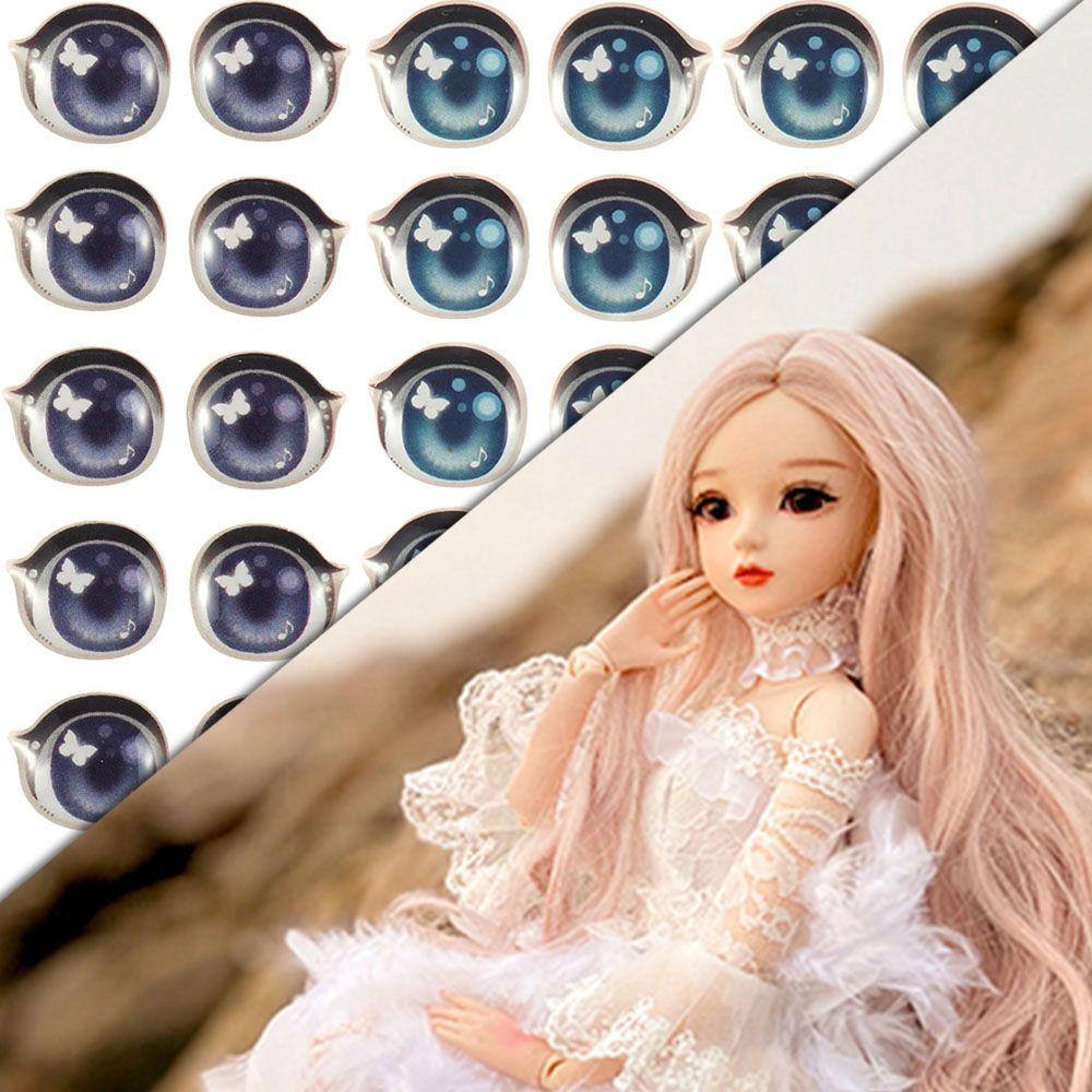 RAINBOW Set 10 Cặp Nhãn Dán Dễ Thương Trang Trí Búp Bê