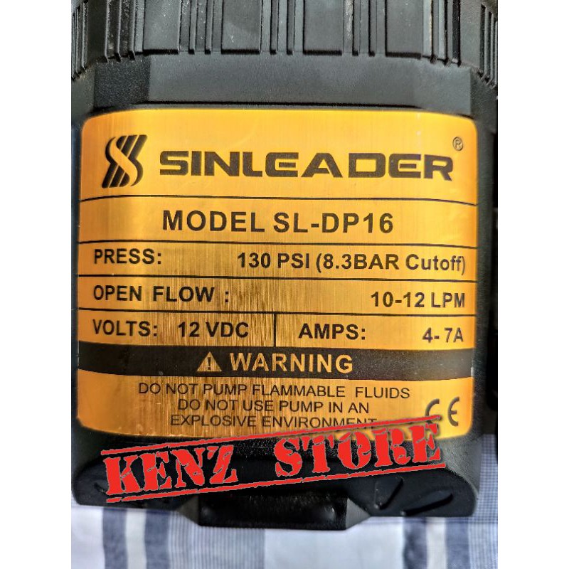 Máy bơm đôi SINLEADER mini 12v kèm nguồn DELTA 12V 10A chính hãng