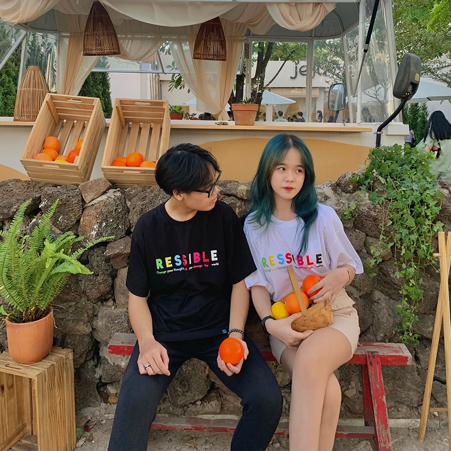 Áo thun Multicolor - Ressible [Streetwear / Black] | BigBuy360 - bigbuy360.vn