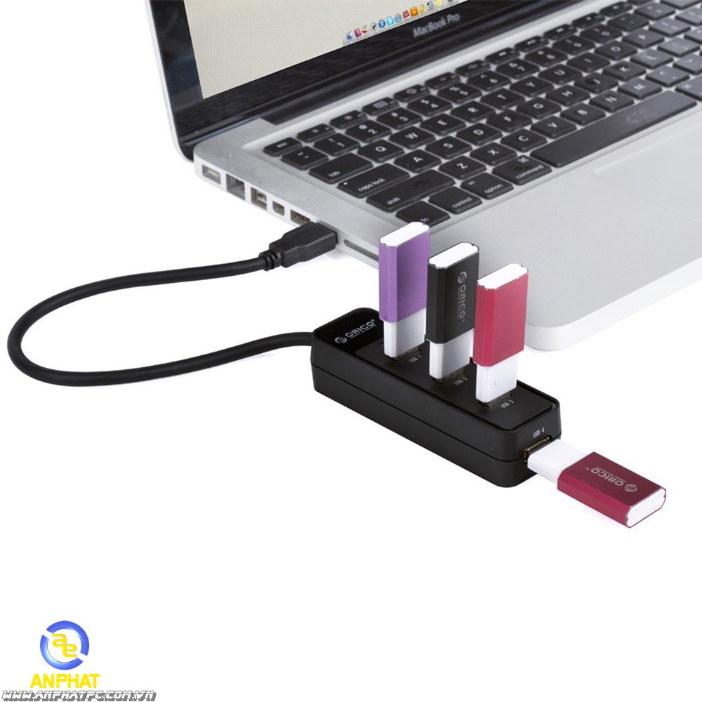 Bộ chia 4 Port USB 3.0 ORICO W5PH4-U3 - chính hãng BH 12 tháng