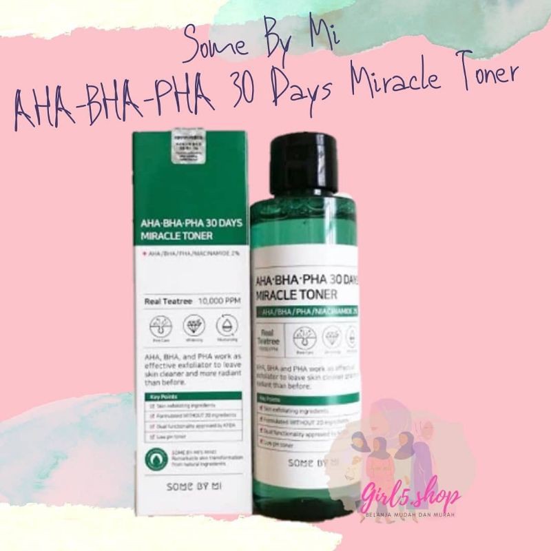 Some (Hàng Mới Về) Nước Cân Bằng Da By Mi Aha-Pha 30 Days Miracle 150 ml