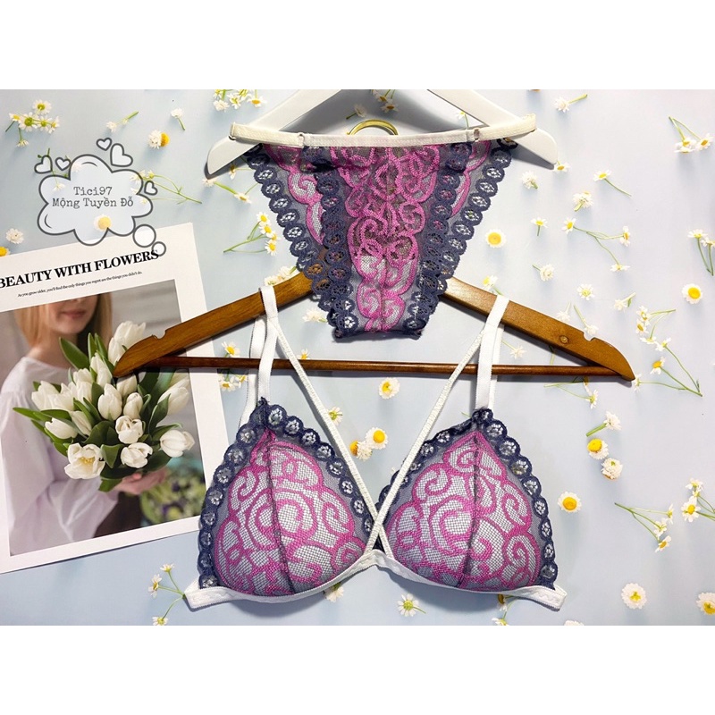 Set Bra ren thiết kế cao cấp - đồ lót nguyên set ren gợi cảm👙👙 | BigBuy360 - bigbuy360.vn