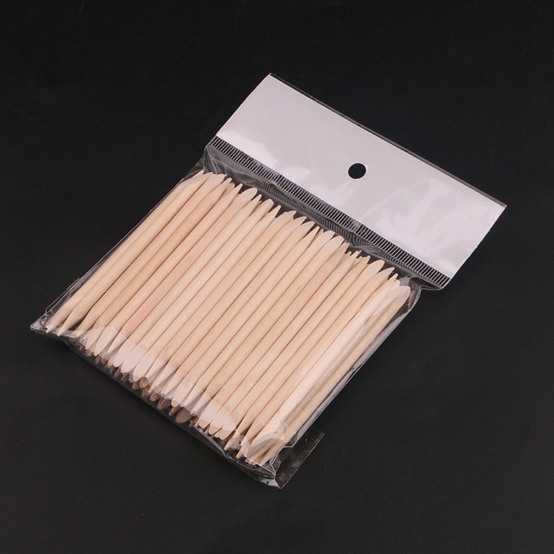 Set 50 / 100 que gỗ ROU BAO hỗ trợ làm móng chuyên dụng