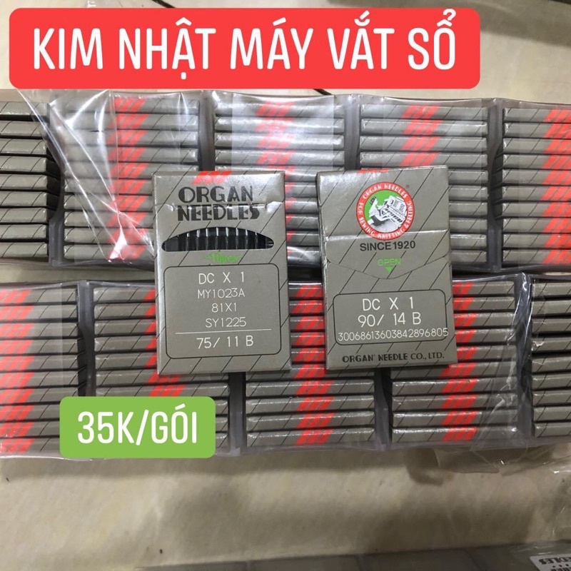 kim nhật máy vắt sổ DC x1 organ-phụ liệu may mặc