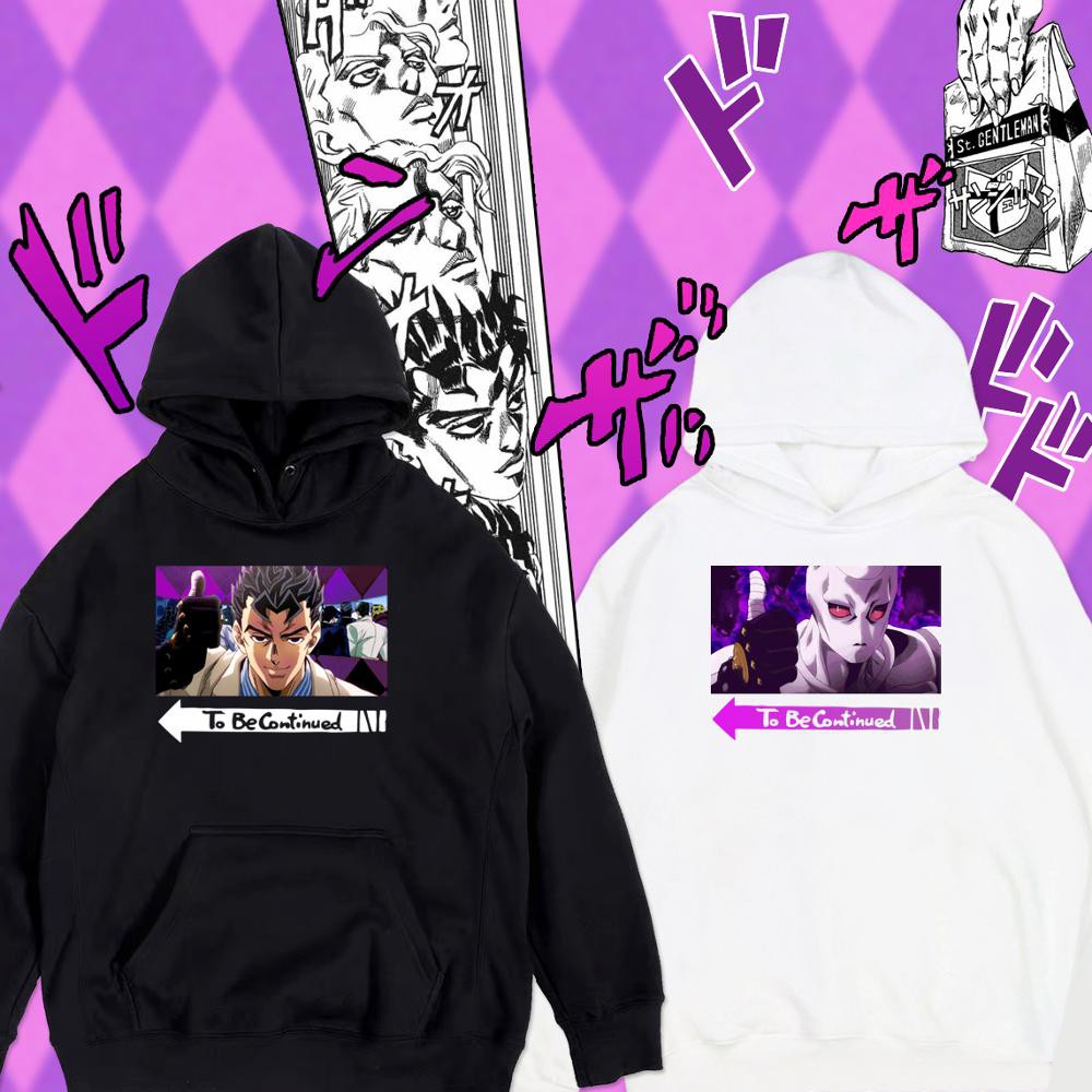 Áo Hoodie Dài Tay In Hình Hoạt Hình Jojo Jotaro | BigBuy360 - bigbuy360.vn
