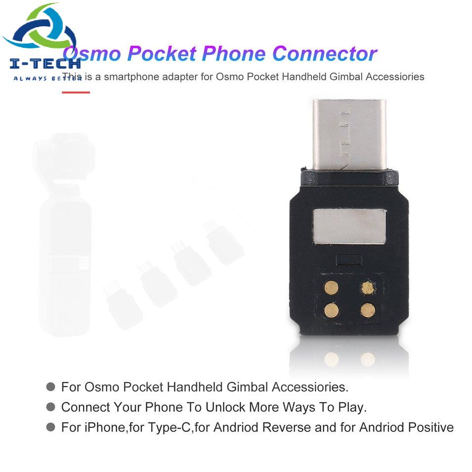 Smartphone Adapter for Android TYPE-C IOS For DJI OSMO Pocket Handheld Gimbal