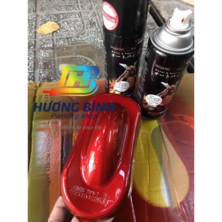 Sơn xịt SAMURAI màu Cam Đỏ - UCK228 + TCK228 (400ml)