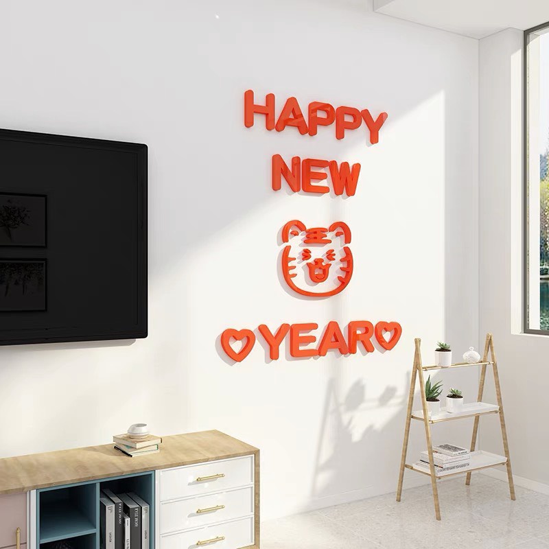 Tranh dán tường mica dán nổi - bánh sinh nhật trang trí tiệm bánh, tiệc sinh nhật