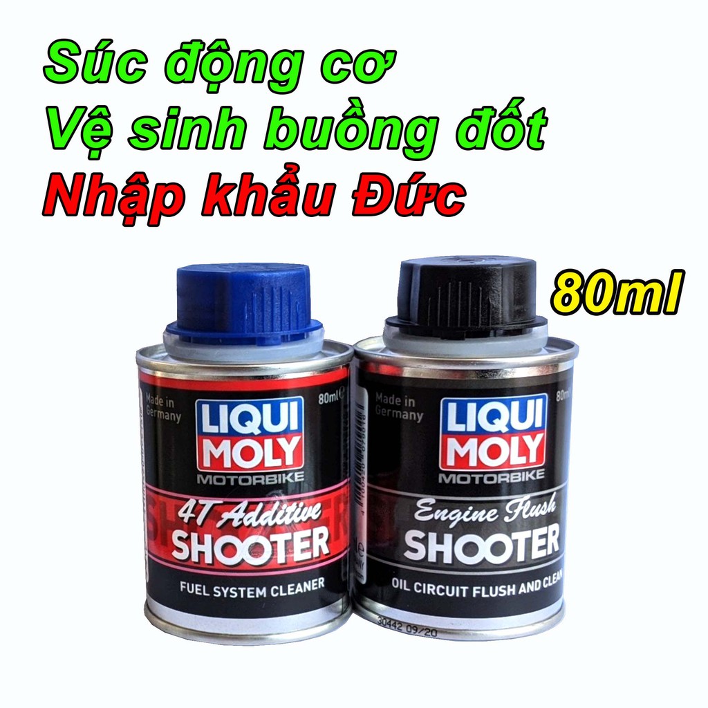 Combo Súc Động Cơ Và Vệ SInh Buồng Đốt Liqui Moly Nhập Khẩu Đức (80ml)