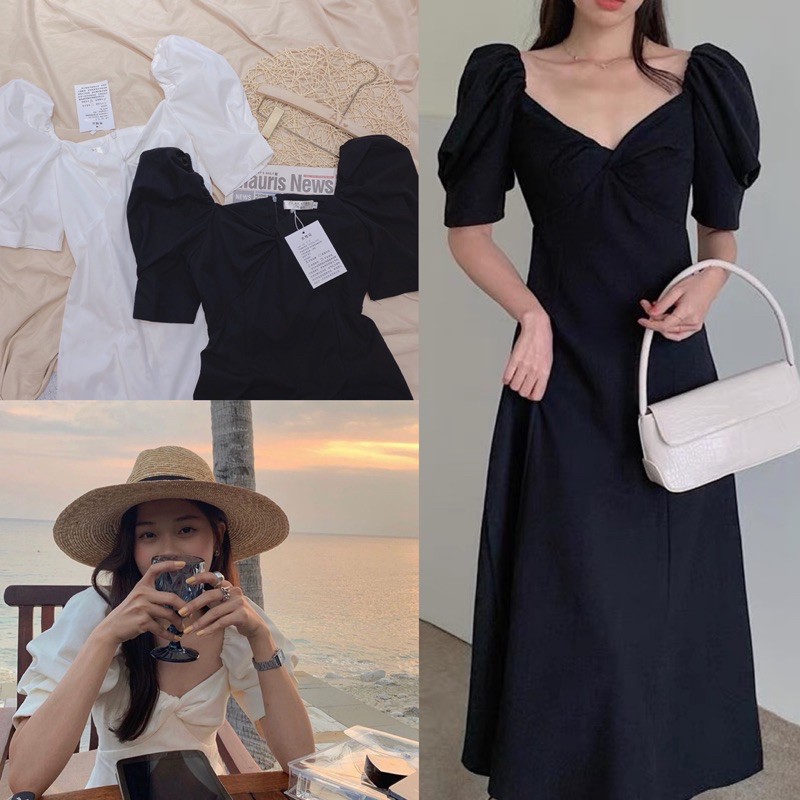 MAXI XOẮN NƠ TAY BỒNG - kho AT