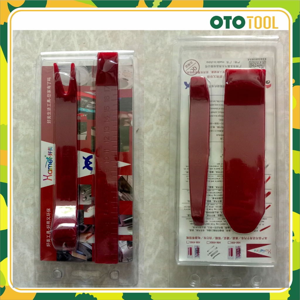 Bộ thanh nạy nhựa cao cấp HAMEI chính hãng 4 chi tiết cậy chốt nở nhựa nội thất xe ô tô OTO TOOL