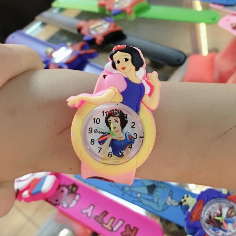 ĐỒNG HỒ dễ thương dành cho các bé yêu - ĐỒNG HỒ đập tay hoạt hình cực nhiều mẫu đẹp chất - DHB212