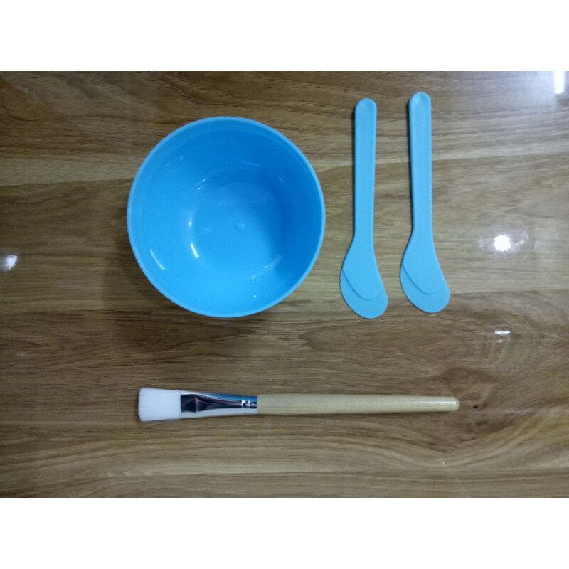 Bộ bát+ thìa+ chổi cước dùng đắp mặt nạ
