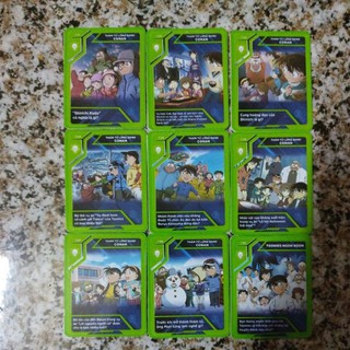 combo 9 thẻ in Toonies Conan - TCMT01