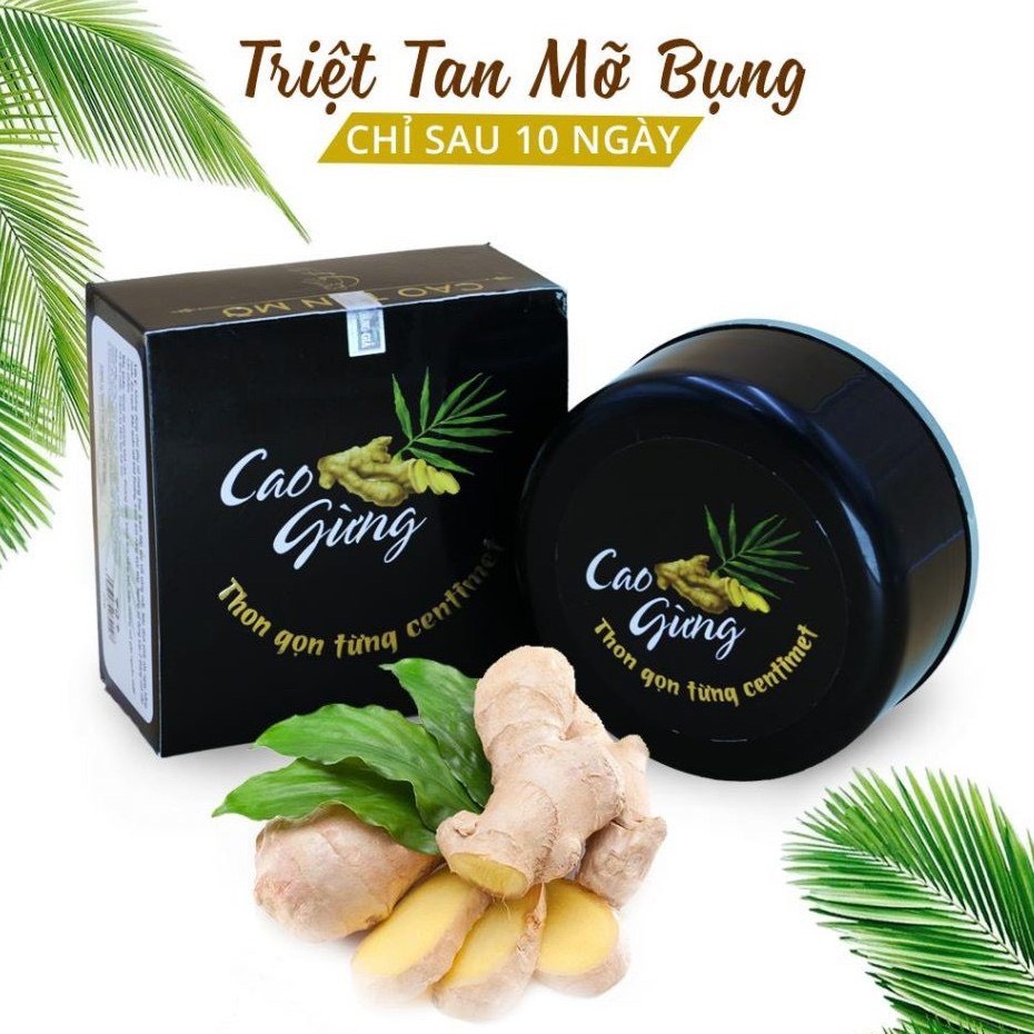 Cao gừng lá rừng thiên nhiên/ Kem tan mỡ bụng đánh bay mỡ thừa