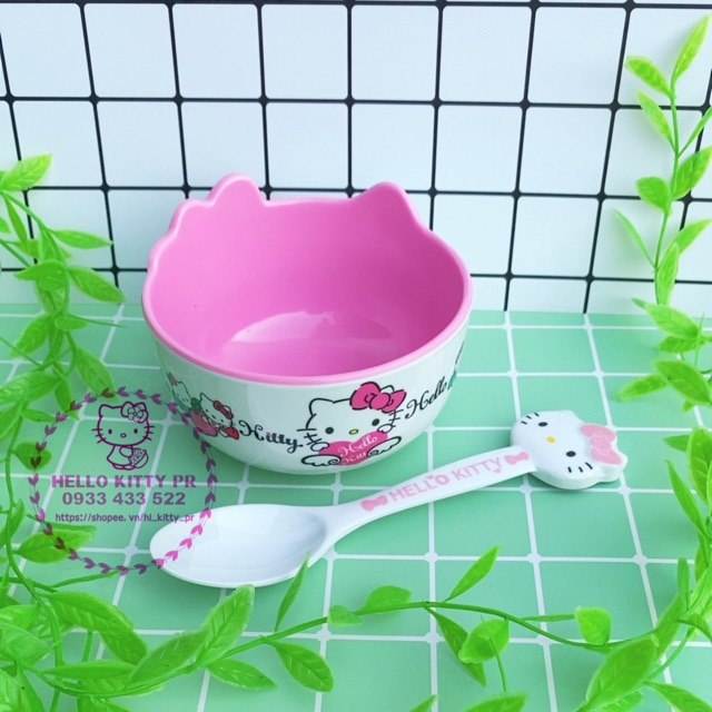 Chén 3D Hello Kitty có 2 kích thước