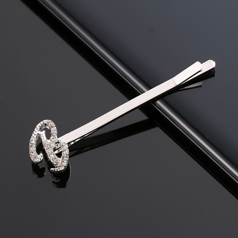 Kẹp Tóc Hình Chữ Đính Đá Lấp Lánh Thời Trang Dành Cho Nữ