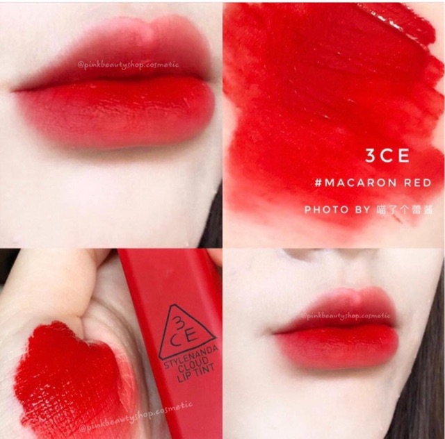 Son Kem Lì, Mịn Môi 3CE Cloud Lip Tint 4g | Thế Giới Skin Care