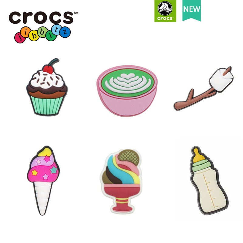 Giày crocs / jibbitz Cotton Tráng Miệng Chính Hãng Thích Hợp Cho Giày crocs