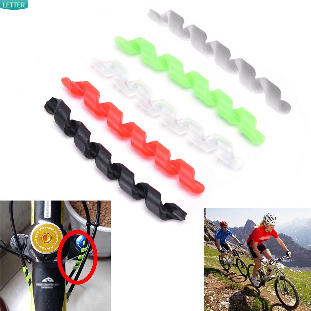 Bộ 5 Phụ Kiện Bảo Vệ Dây Cáp Xe Đạp Bằng Cao Su Siêu Nhẹ Chống Ma Sát