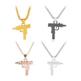 Dây chuyền mạ có nhiều màu cổ điển phong cách hip hop Uzi