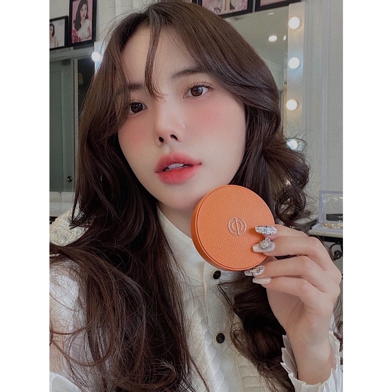 Phấn nước Pink Aura Hermes kiềm dầu, nâng tông mịn màng hộp 15g - CO027