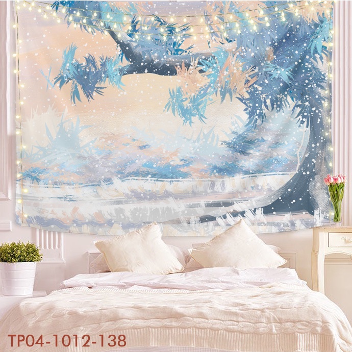 Tranh vải treo tường trang trí DECOR, HOA, FLOWER, WINDOR (TẶNG móc treo, miếng dán 2 mặt) 112/12