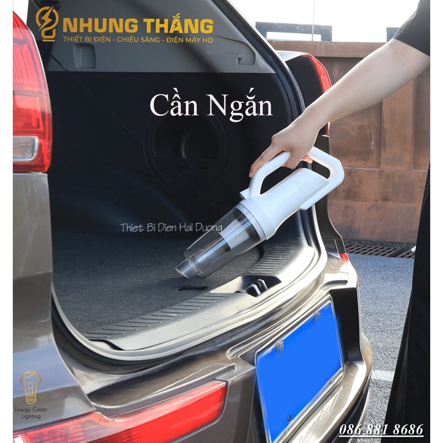 Máy Hút Bụi Cầm Tay Mini Không Dây Cao Cấp ST-61010eg , ST-6101 - Lực Hút Siêu Mạnh 12000PA-120W - Sạc Tích Điện