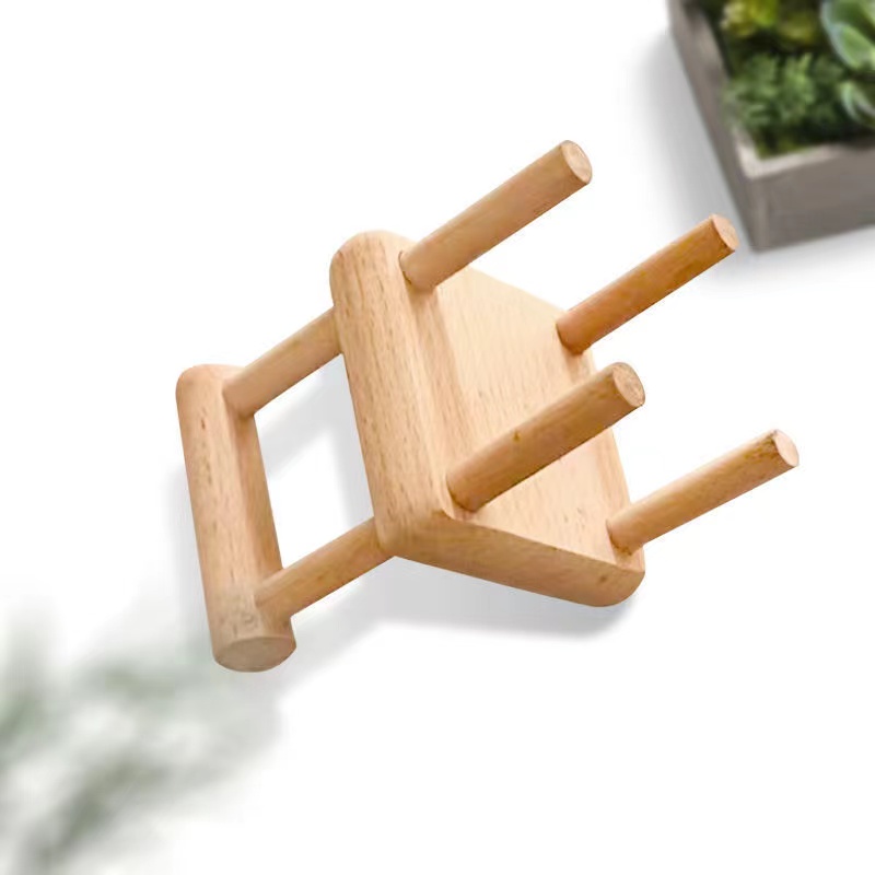 [Cois N] Giá Đỡ Điện Thoại / Máy Tính Bảng Bằng Gỗ Trơn Mini Đa Năng Sáng Tạo Thích Hợp Làm Quà Tặng