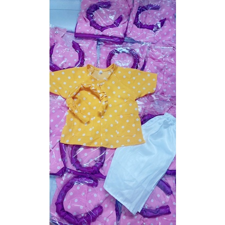 Bà Ba Lụa Cho Bé, Bà Ba Chấm Bi Bé Gái 3 Màu