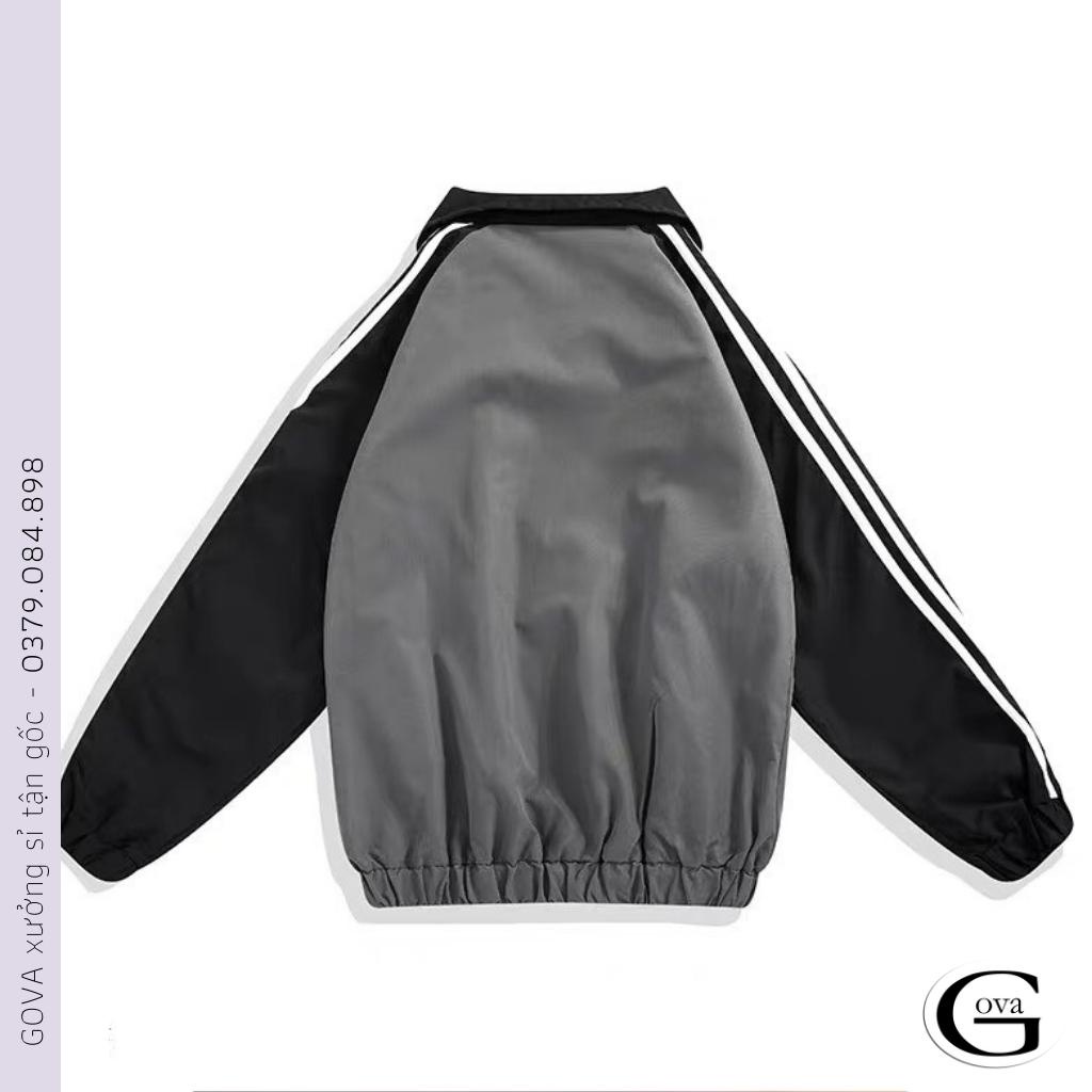 Áo Khoác Dù XYNX.D 2 Lớp Form Rộng Nam Nữ Unisex, Áo Gió Bomber Bóng Chày Chống Nắng Ulzzang GOVA