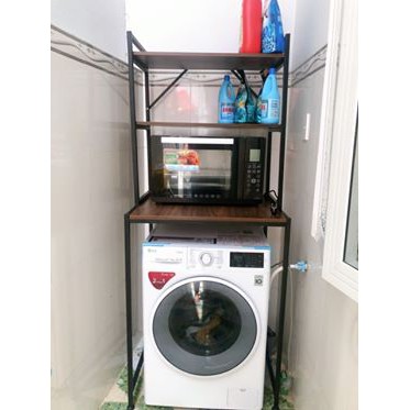 Kệ máy giặt 3 tầng phòng tắm KMG01 180x60x74 cm | BigBuy360 - bigbuy360.vn