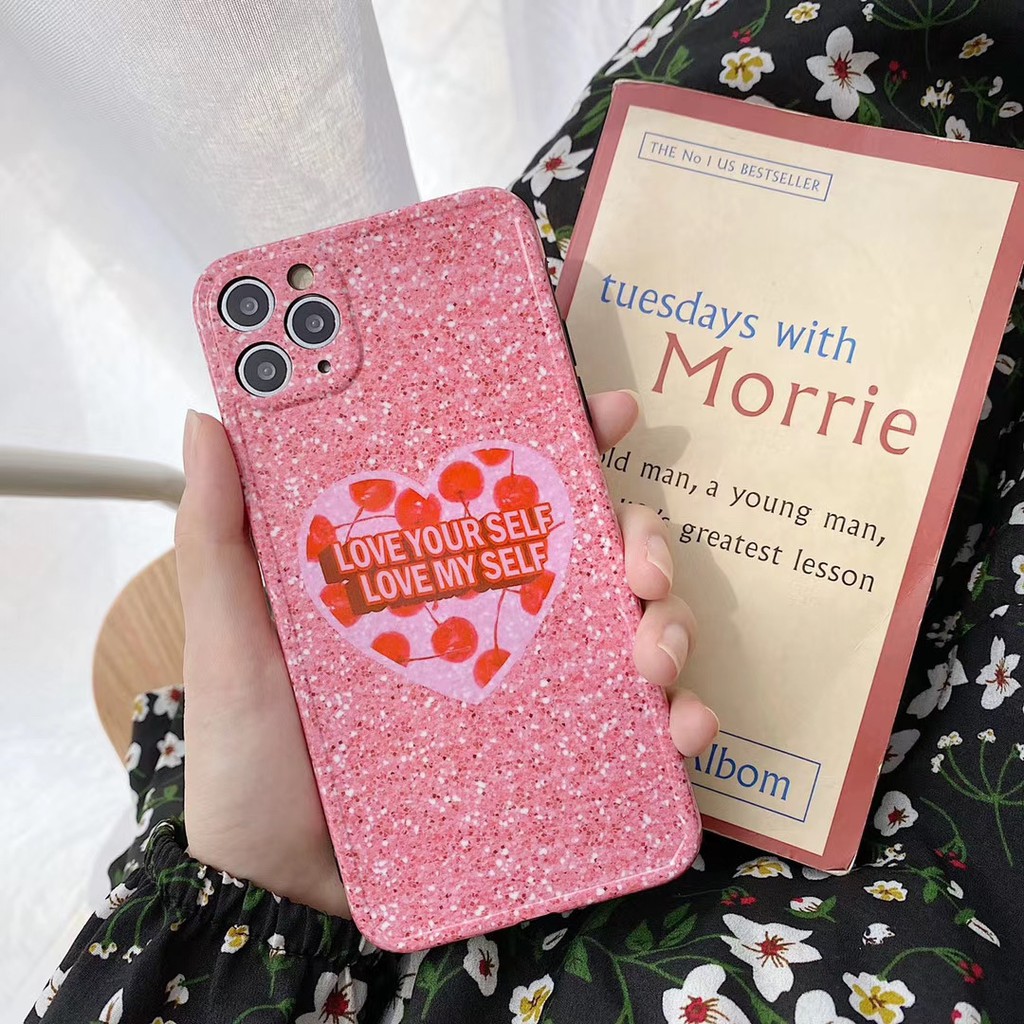 Girly pink love Ốp điện thoại dành cho iPhone11 11Promax 7Plus 7 8 8+ X XR XSmax SE2020 Ốp lưng Ốp Iphone  Ốp mềm mại vỏ điện thoại Ốp | BigBuy360 - bigbuy360.vn