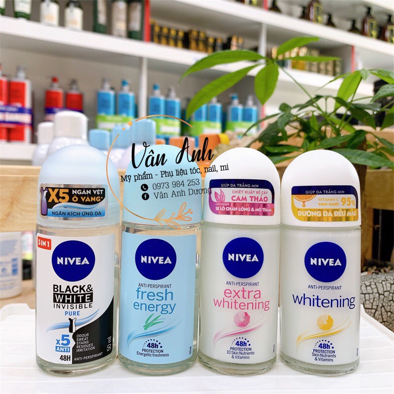 Lăn Khử Mùi Nivea Nữ Dạng Nước ( Đức )