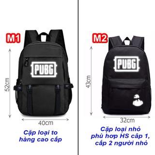 Cặp pubg, balo game pubg, balo phản quang pubg may 3 lớp