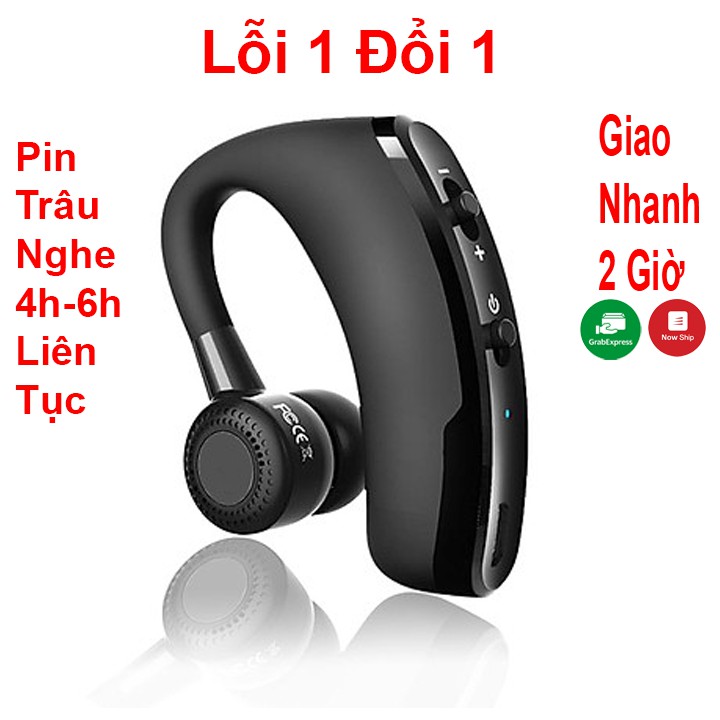 Tai nghe không dây V9 Bluetooth 5.0 tích hợp mic cho Android IOS