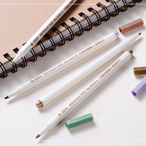 Set 10 Bút Lông Màu Acrylic Ánh Kim STA6551