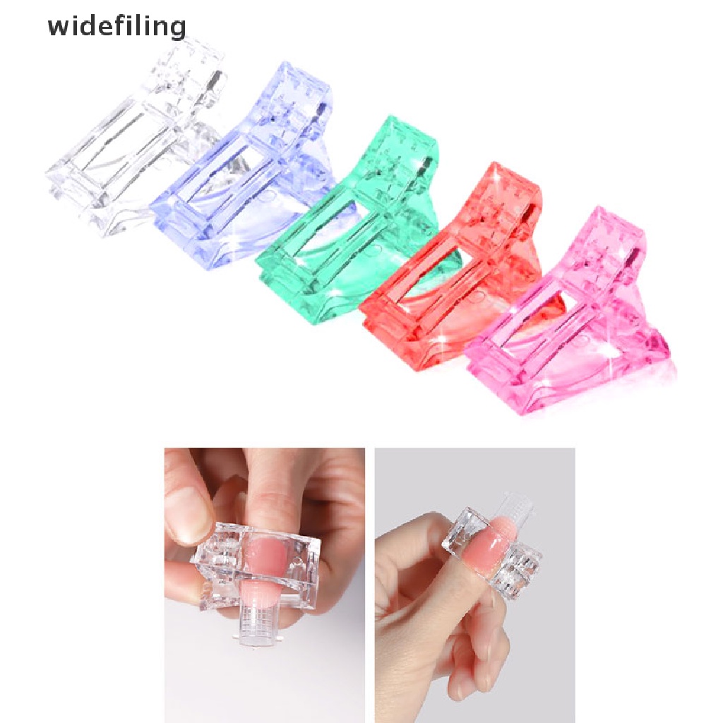 Set 5 kẹp nối dài móng tay giả bằng acrylic tiện dụng<br>