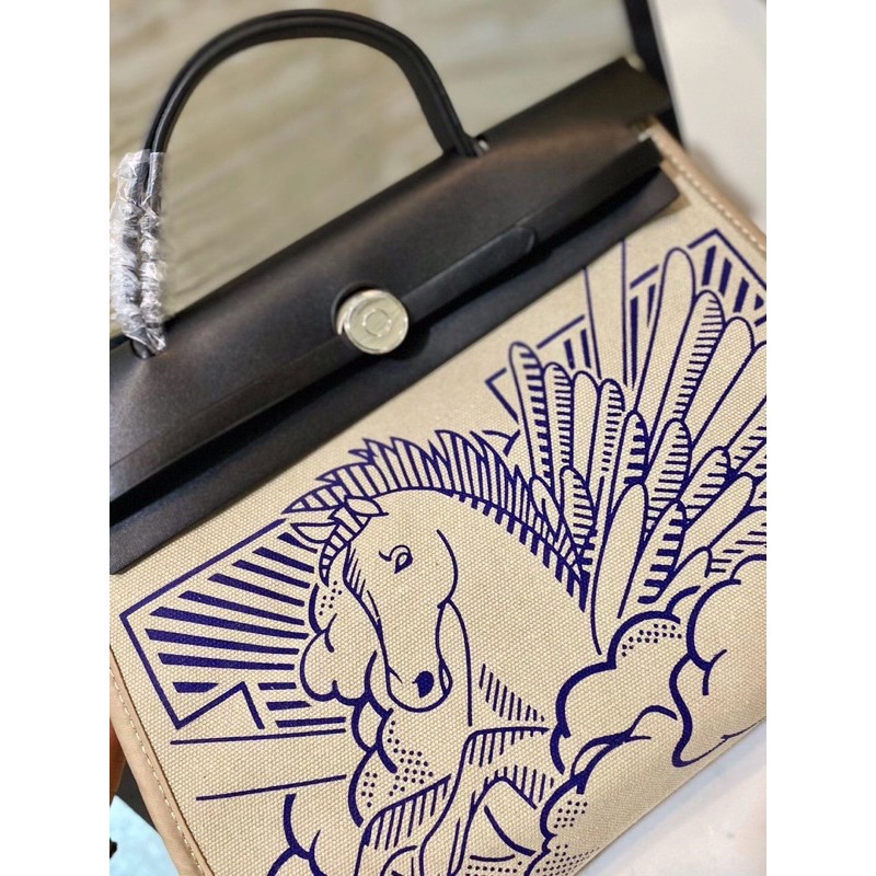 Túi HM kelly vải - Size 28 Cm