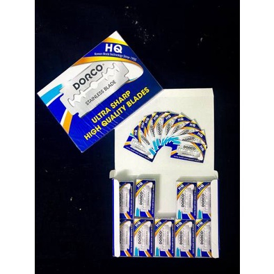 Dao lam dorco xanh vỉ 100 lưỡi hàng chuẩn công ty