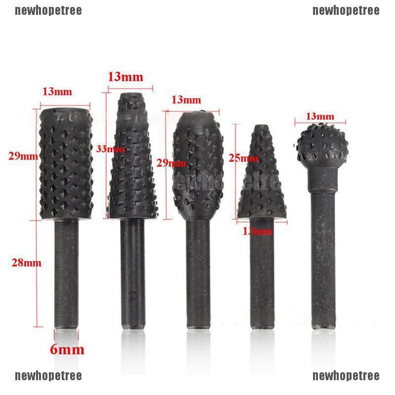 5 Mũi khoan điêu khắc gỗ 1/ 4" chất lượng