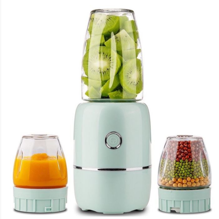 MÁY XAY ĐA NĂNG 3 cối thuỷ tinh, xay đồ ăn dặm cho bé xay tỏi ớt thịt hạt (nội địa trung)