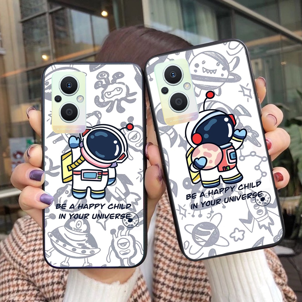 Ốp lưng Oppo Reno 7 5G - Reno 7z 5G ( Reno7 5G - Reno7 Z 5G) mẫu phi hành gia cực đẹp siêu hot hit