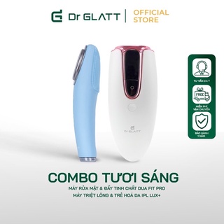 Combo máy triệt lông Dr Glatt và máy chăm sóc da đa chức năng Dr Glatt Dua Fit Pro thương hiệu Đức. Bảo hành 2 năm thumbnail