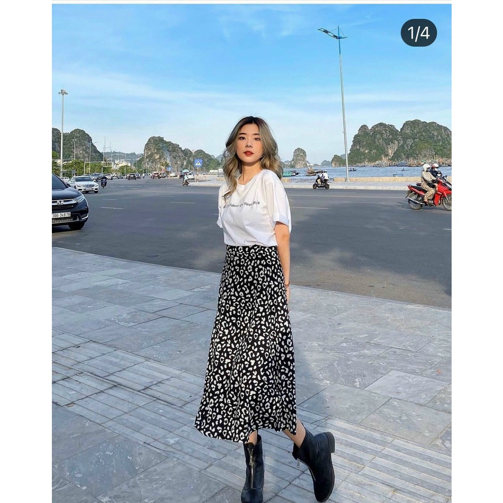 Chân váy hoa dáng dài phong cách vintage chân váy hoa nhí siêu đẹp hot trend năm nay  thời trang BANAMO 591